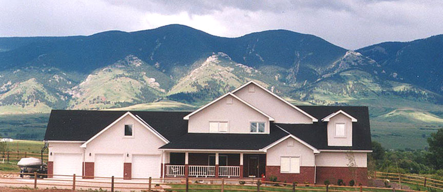custom luxury homes by Cosner construction, Sheridan Wyoming