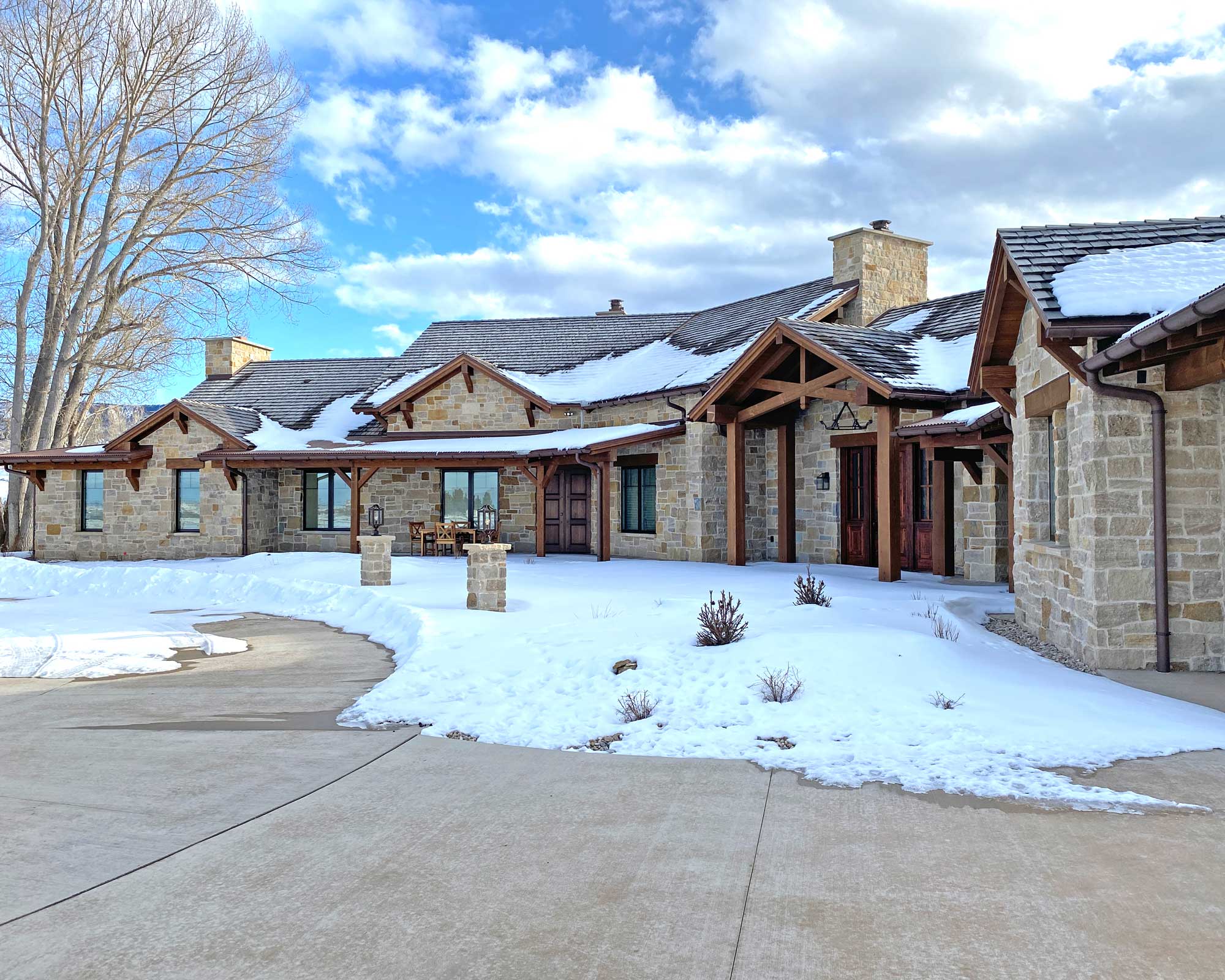 custom luxury homes by Cosner construction, Sheridan Wyoming