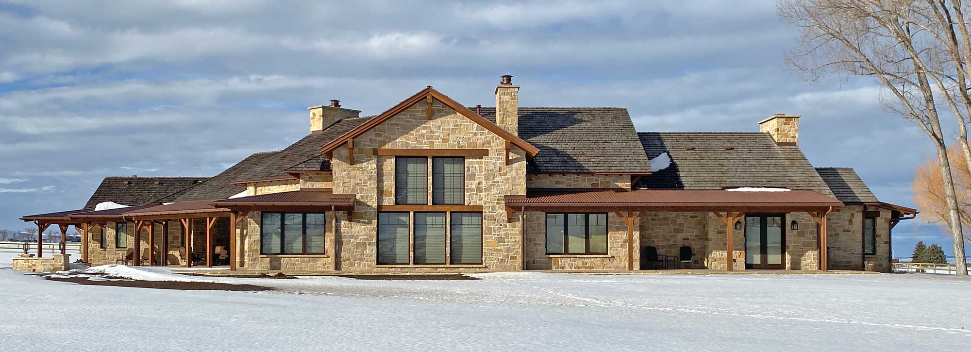 custom luxury homes by Cosner construction, Sheridan Wyoming
