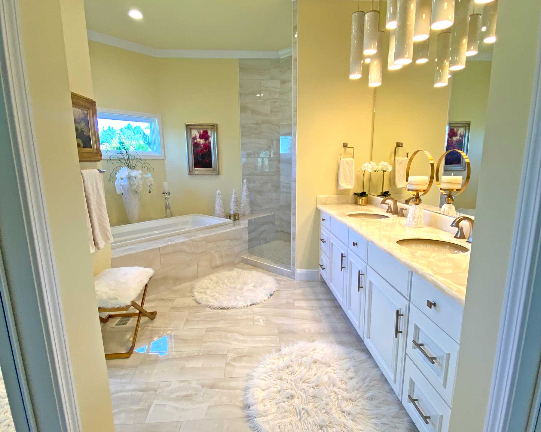 custom luxury home builder and custom bathroom vanity builder, Cosner construction, Sheridan Wyoming