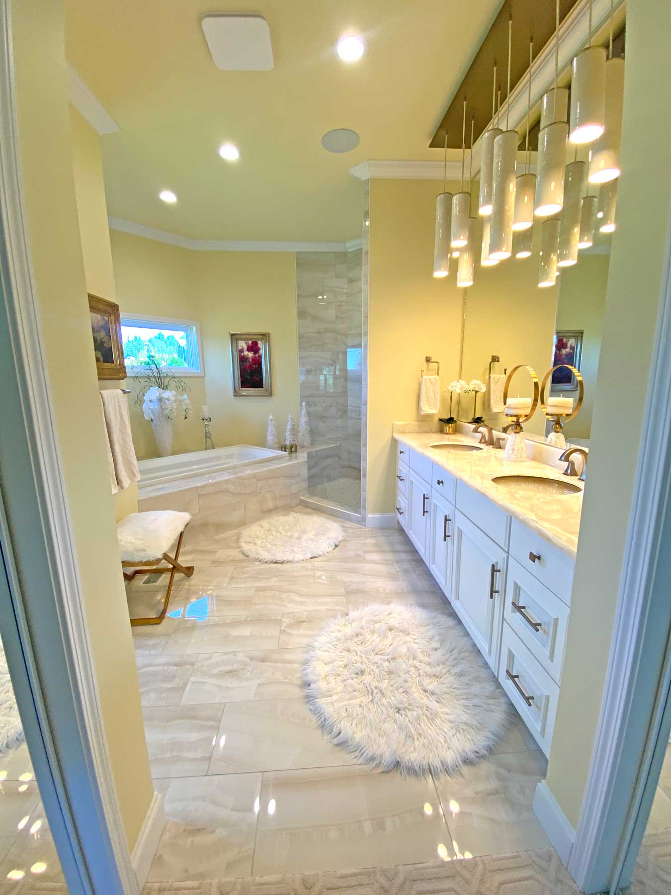 custom luxury home builder and custom bathroom vanity builder, Cosner construction, Sheridan Wyoming