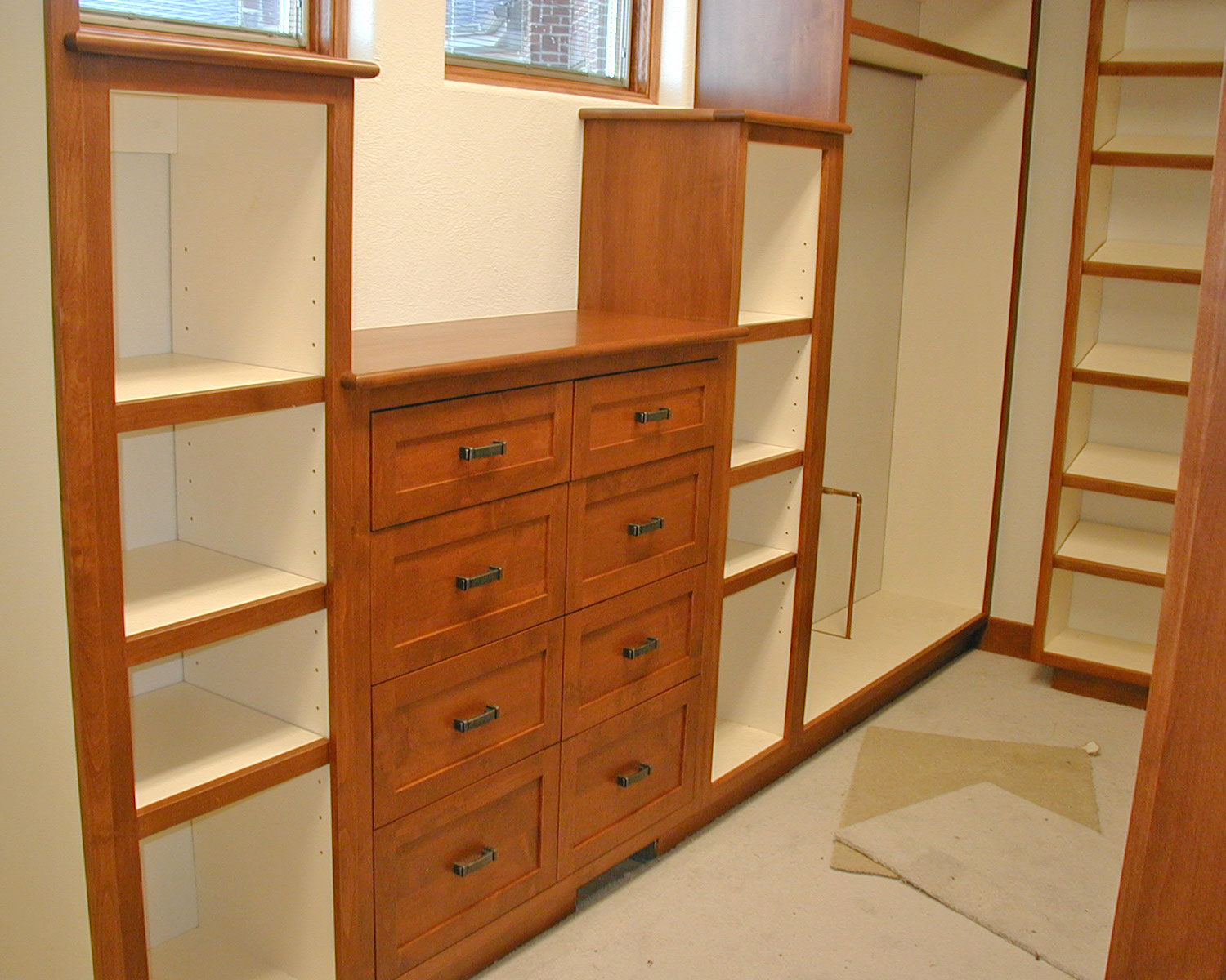 custom wood closet, Sheridan Wyoming