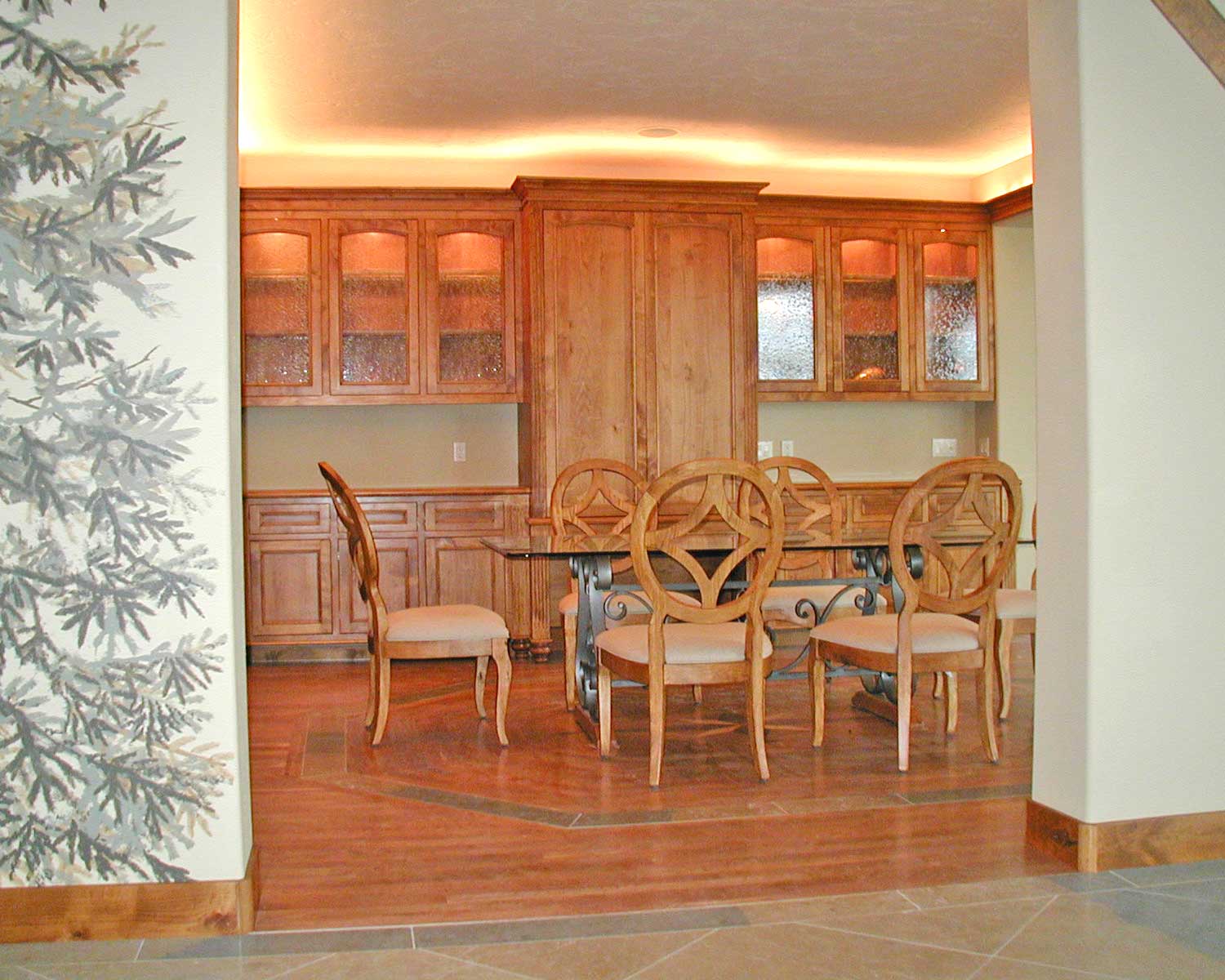 custom luxury home builder and custom dining room builder, Cosner construction, Sheridan Wyoming