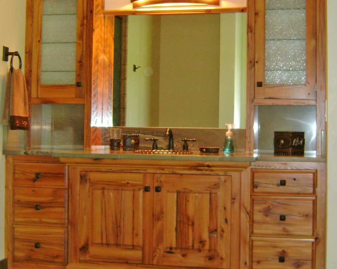 custom bathroom cabinet builder, sheridan wyoming