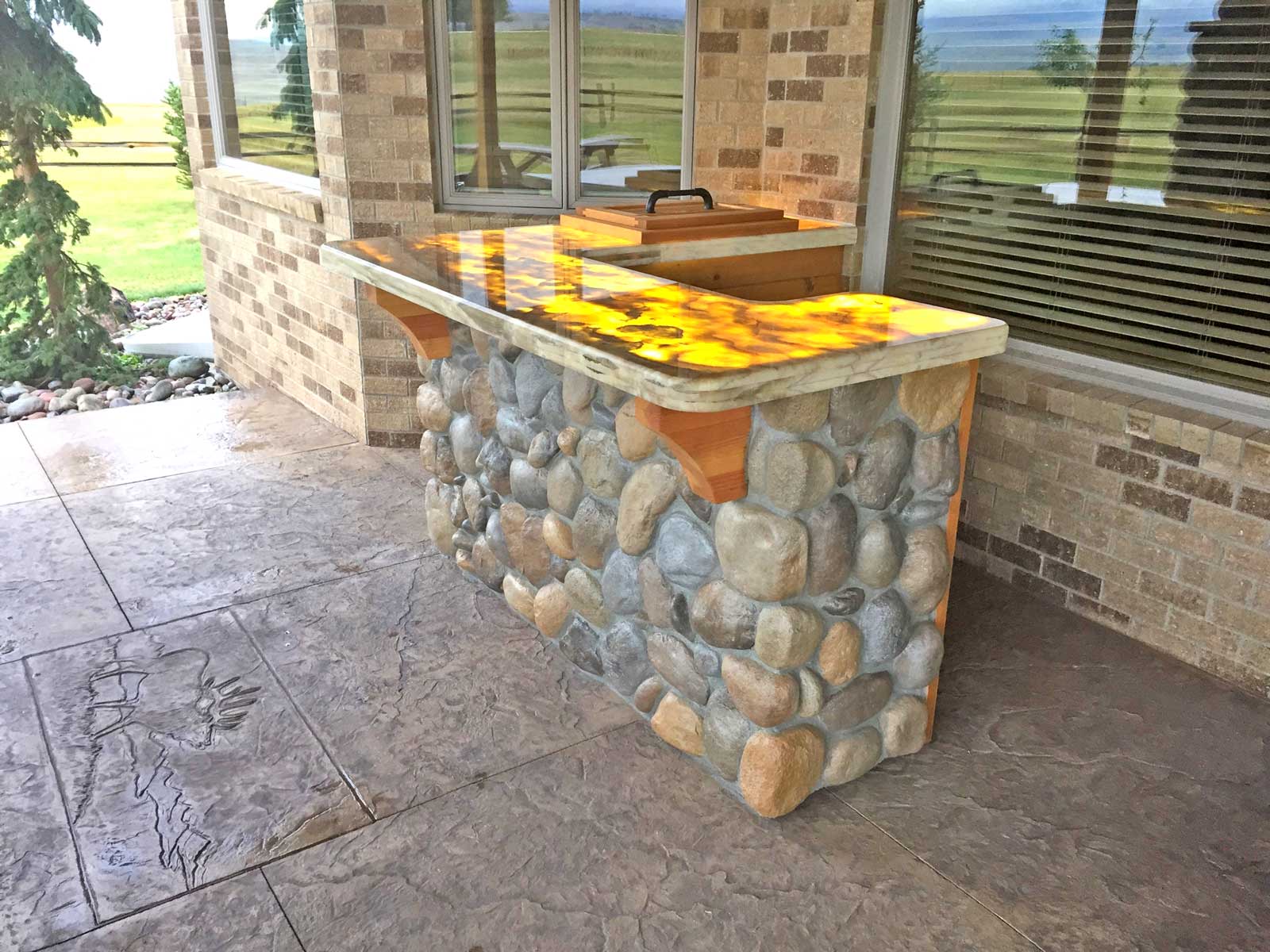 custom patios, Sheridan Wyoming builder