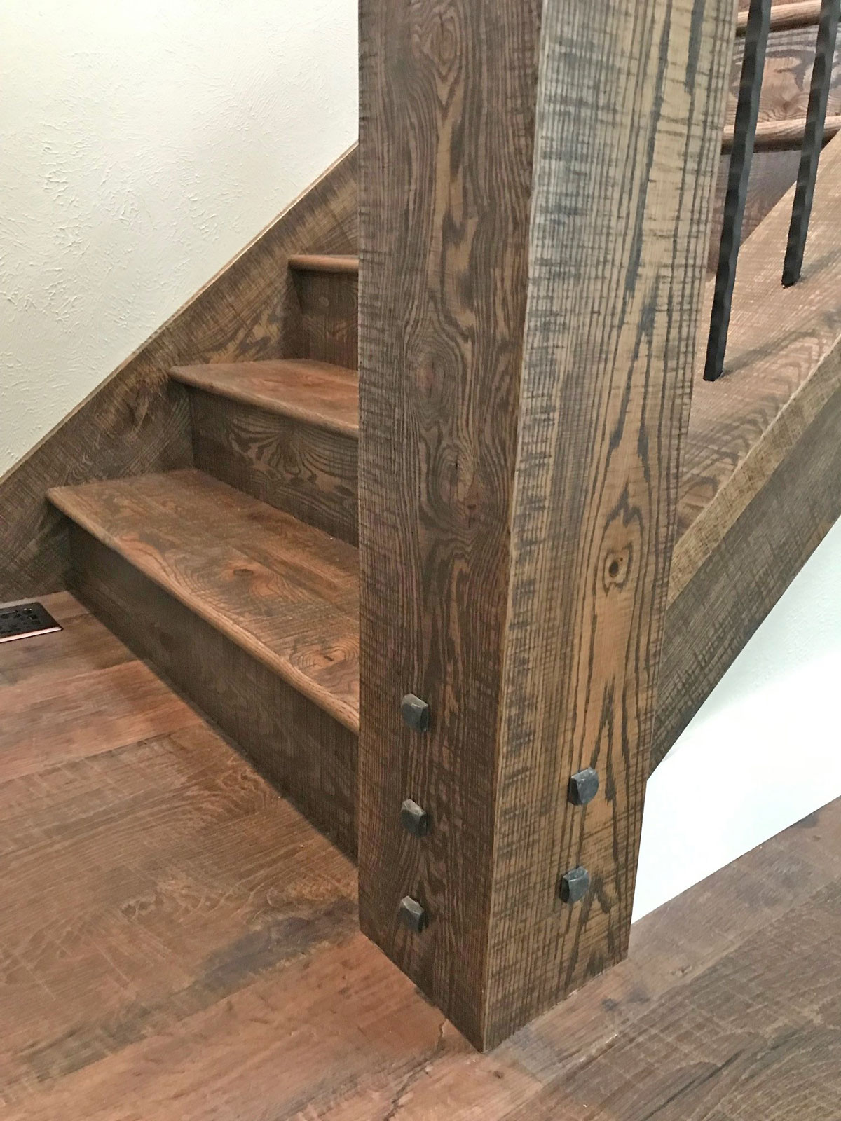 custom stairway wood project